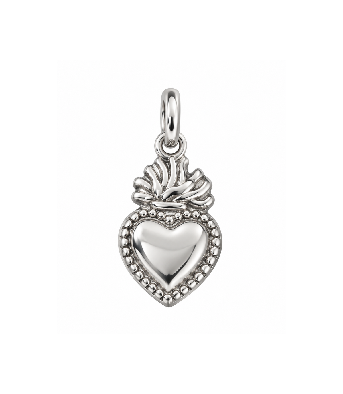 Ciondolo Cuore Sacro Silver