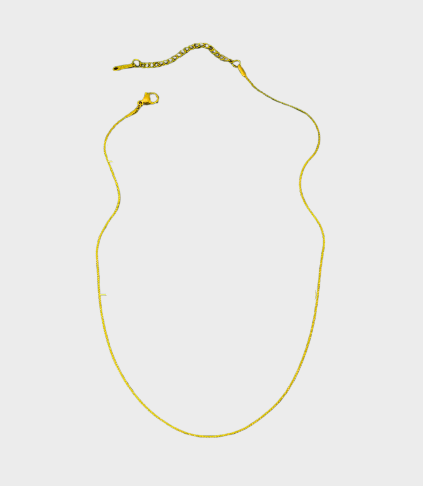 Collana S Piatta Gold