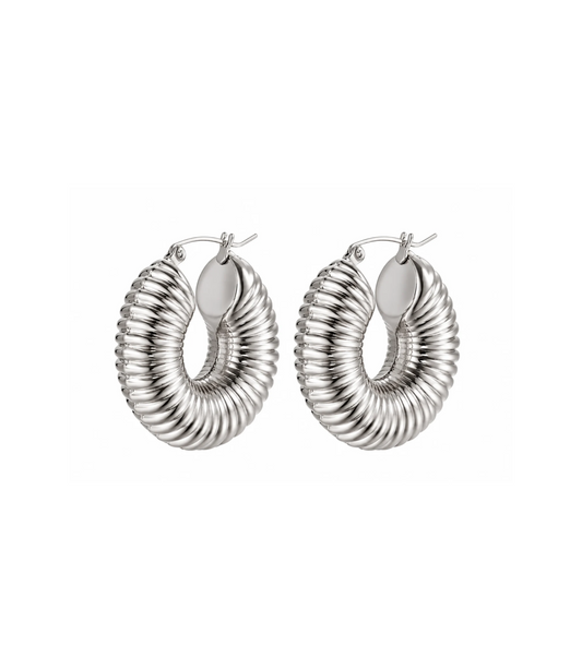Orecchini moon shell