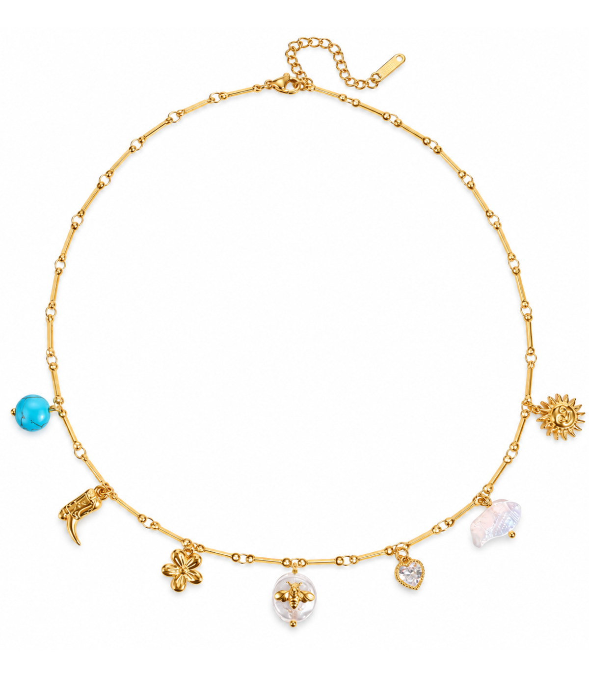 Collana Golden Charm Shine
