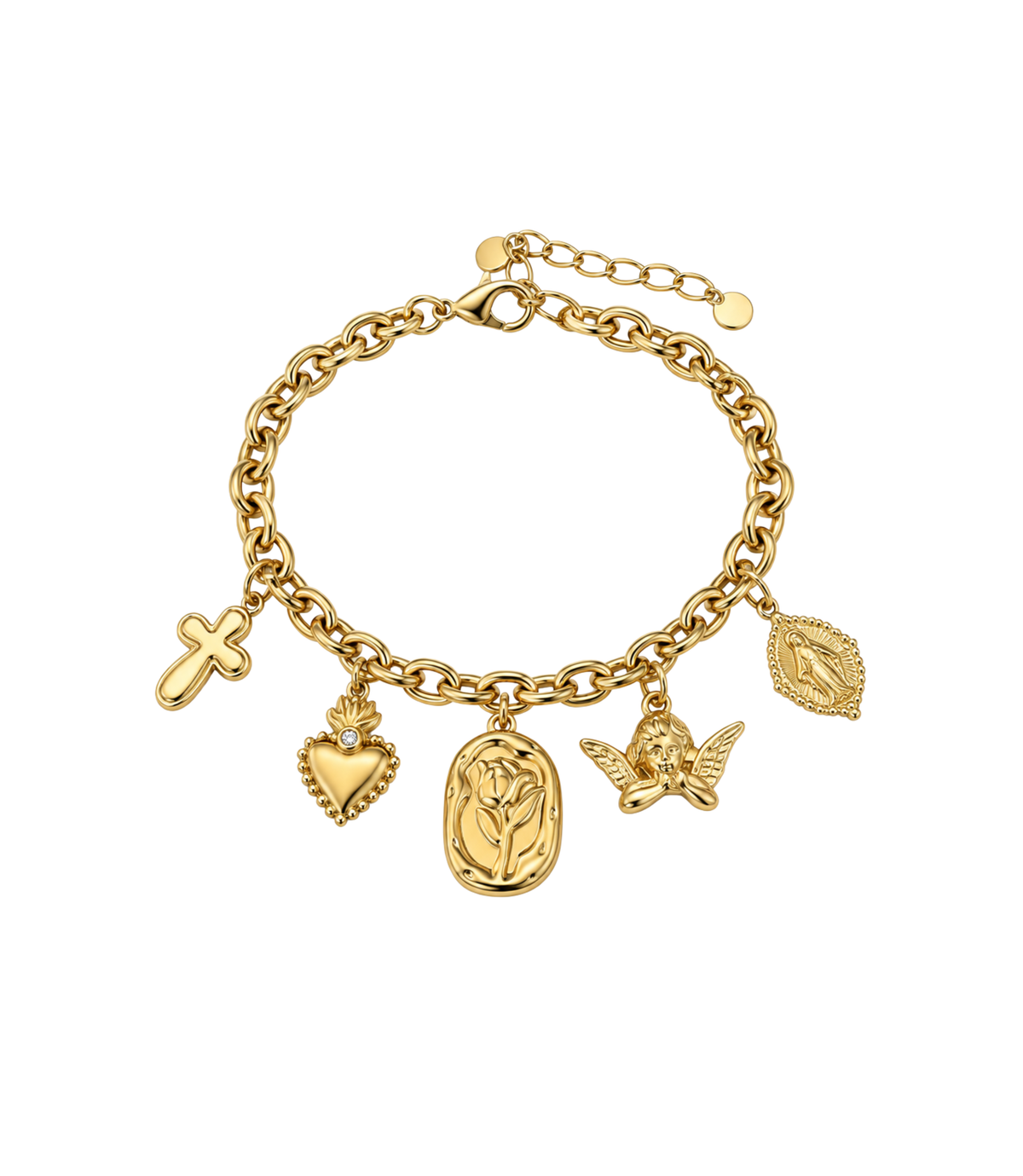 Sacred Charm Bracelet Gold