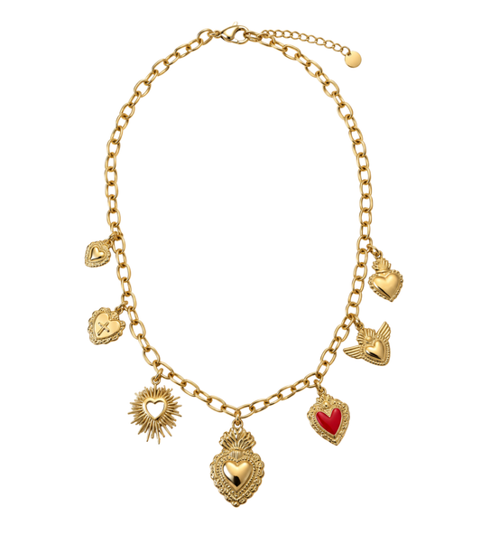 Collana Charm Cuore di Luce