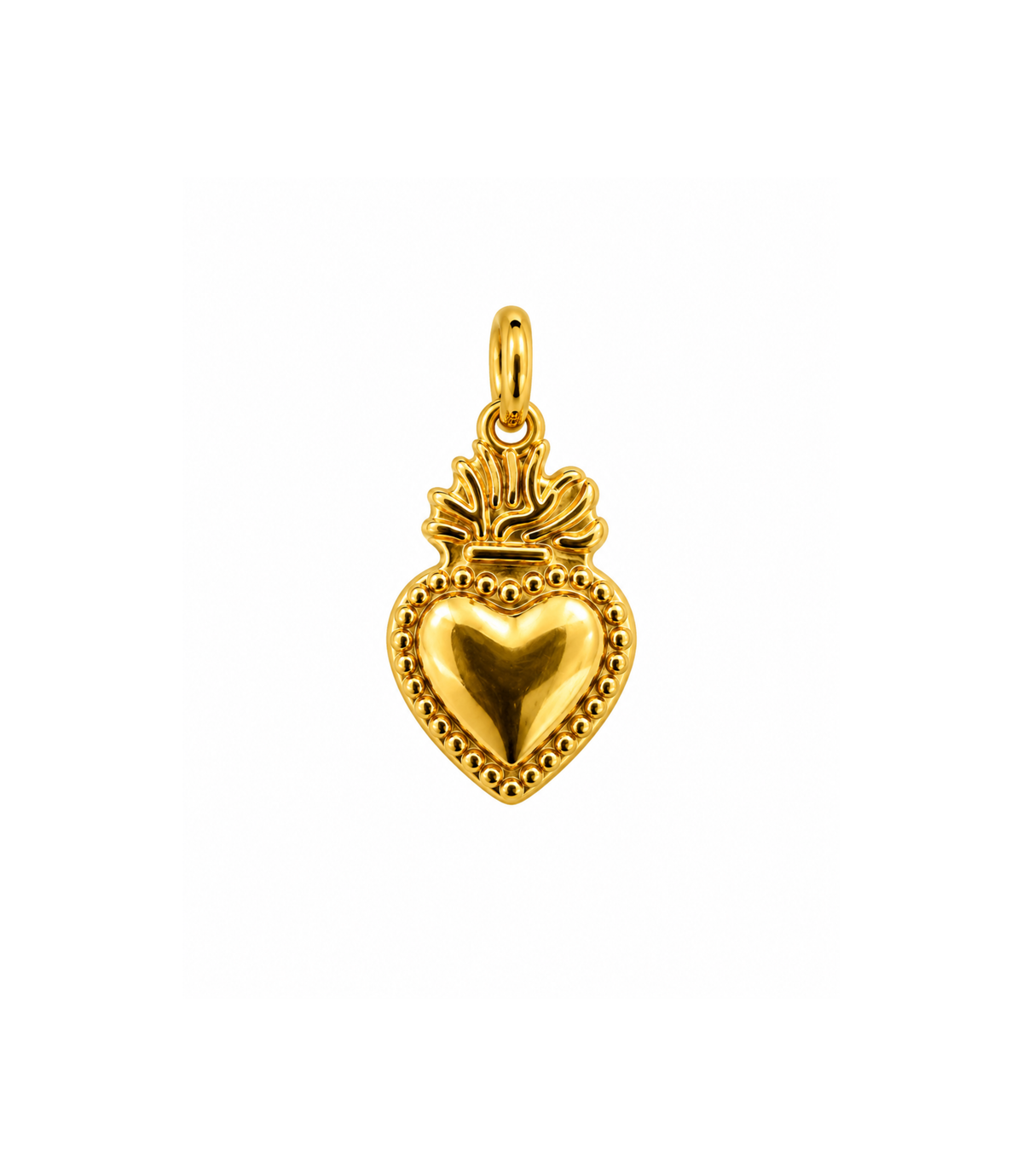 Ciondolo Cuore Sacro Gold