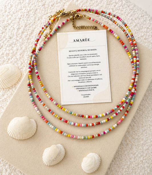Rainbow Collana colorata in edizione limitata