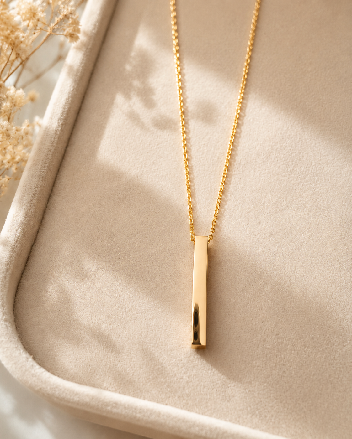 Collana Barra Incisa Personalizzabile