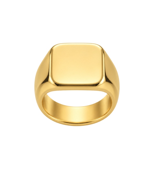 Anello Incisivo Quadrato