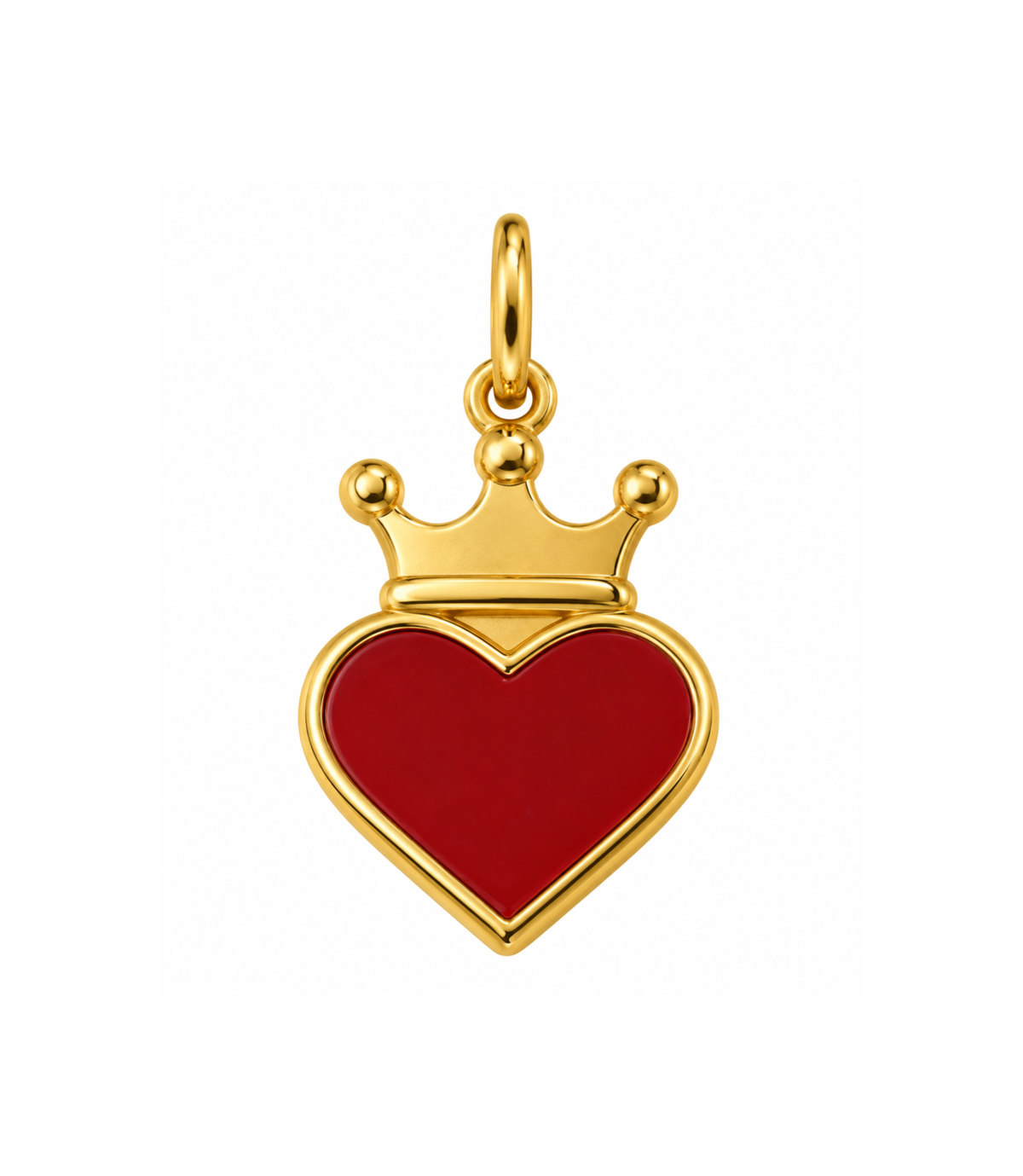 Ciondolo Cuore Incoronato