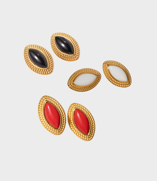 Orecchini occhio dorato