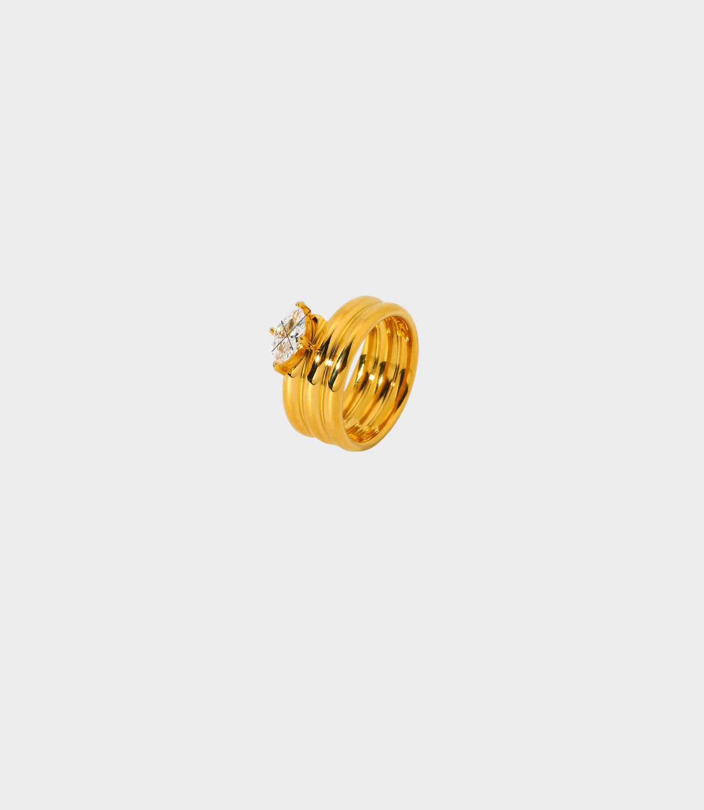 Anello golden line