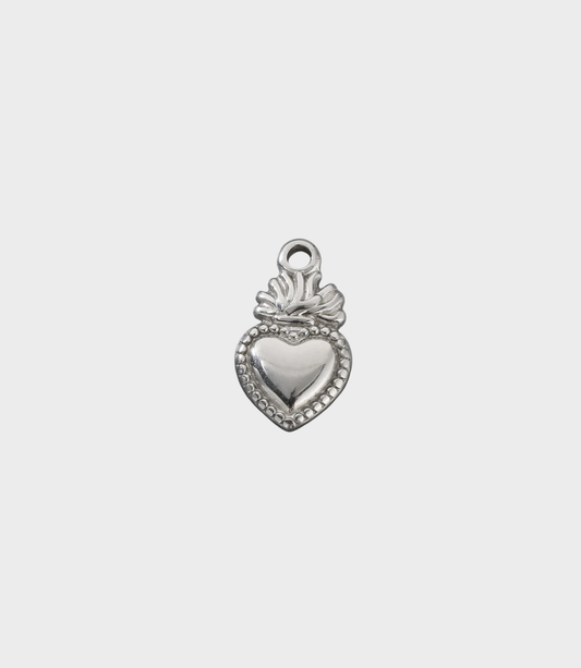 Ciondolo Cuore Sacro Silver