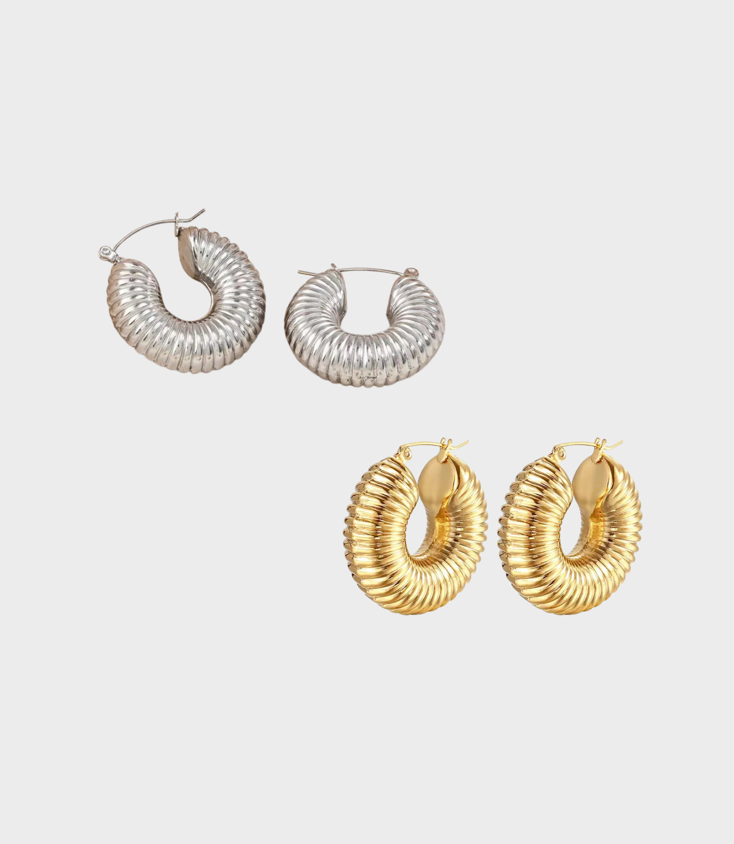 Orecchini moon shell