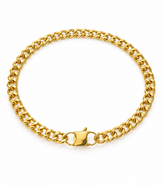 Choker Dorato Bold Cuban
