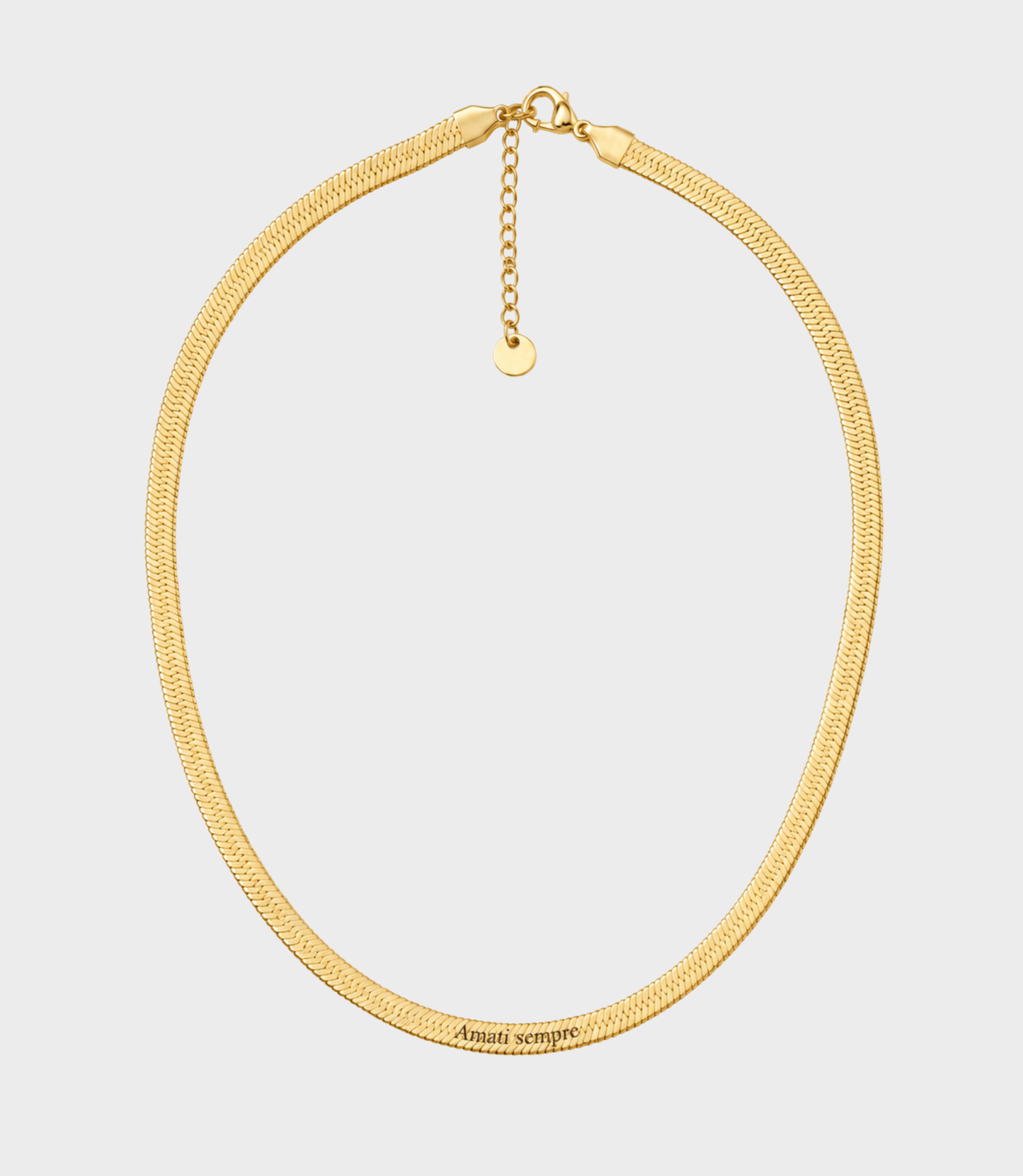 Collana Parole Serpentata Personalizzabile