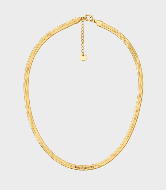 Collana Parole Serpentata Personalizzabile