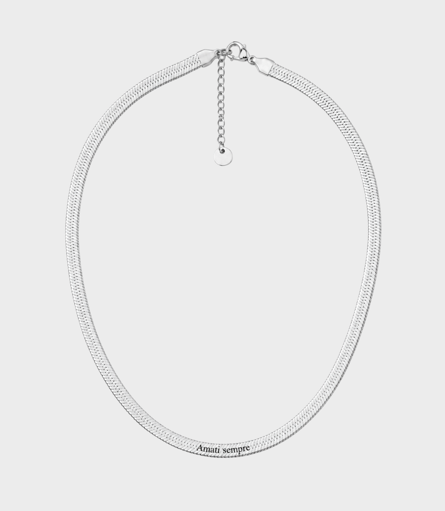 Collana Parole Serpentata Personalizzabile