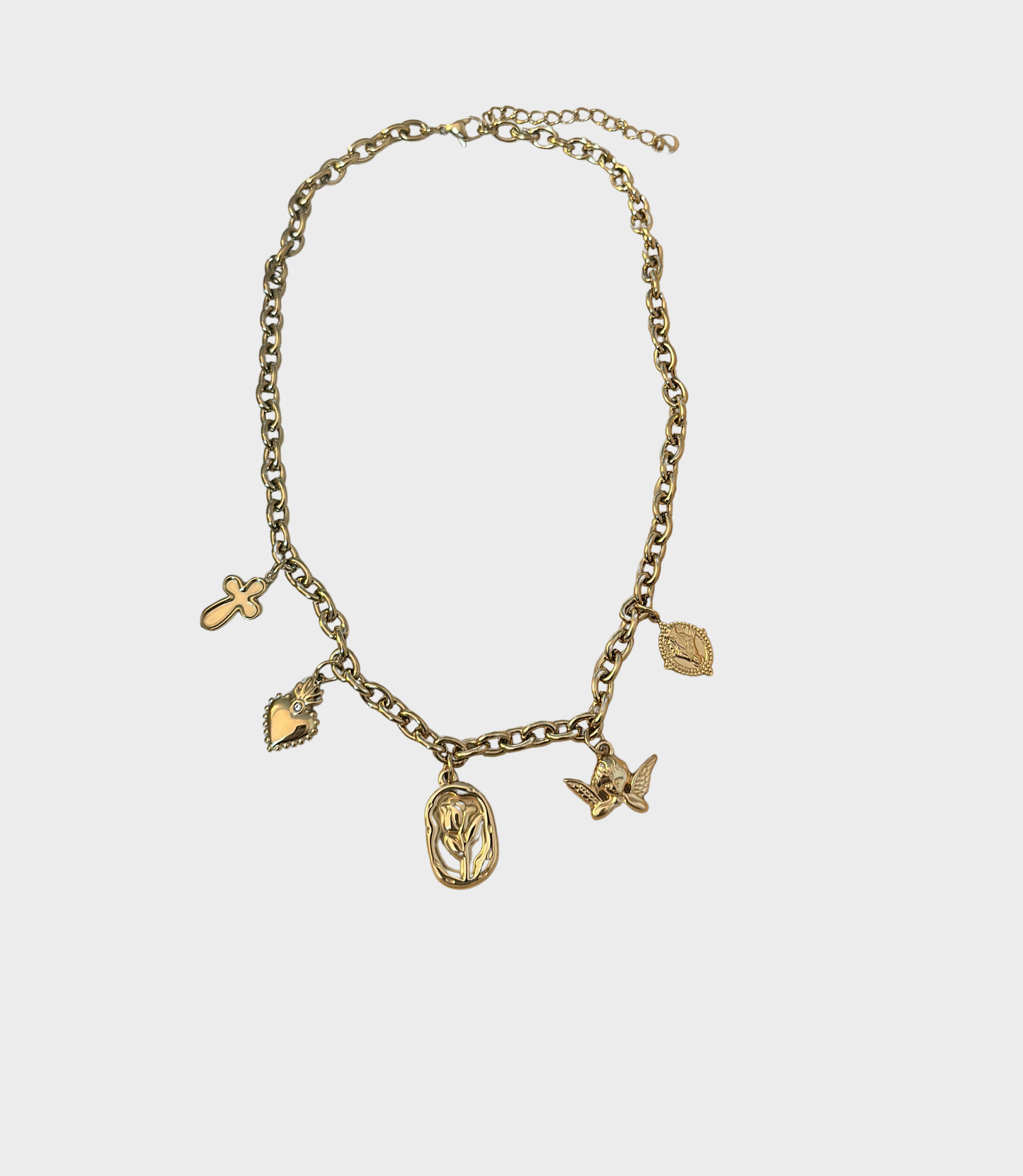 Sacred Charms Necklace Gold