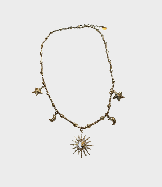 Collana Luna & Stelle Sonagli Gold