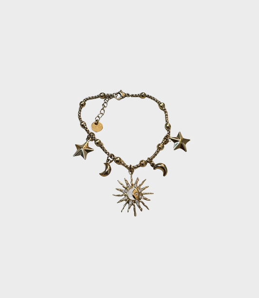 Bracciale Luna & Stelle Sonagli Gold