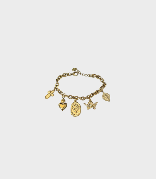 Sacred  Charm Bracelet Gold