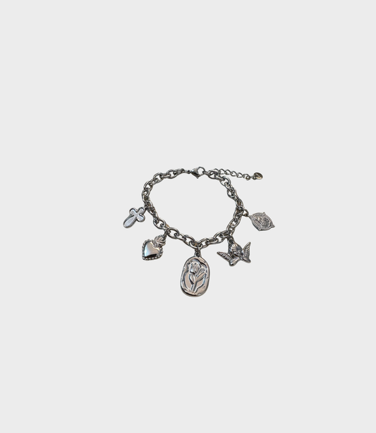 Sacred  Charm Bracelet Silver