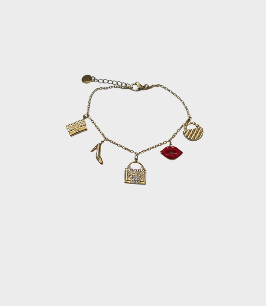 Bracciale Charm Fashion Icon Gold