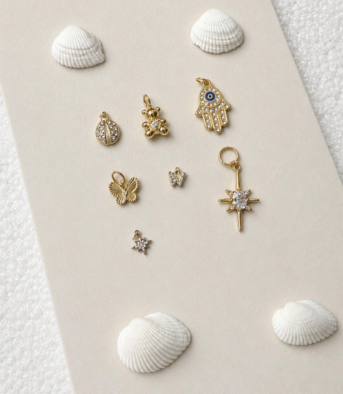 Mare di Colori Ciondolo con zirconi Gold
