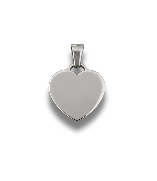 Ciondolo cuore inciso
