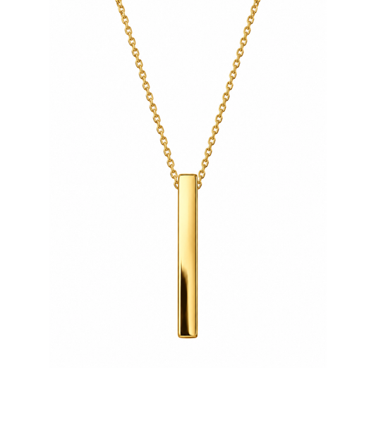 Collana Barra Incisa Personalizzabile