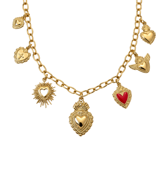 Collana Charm Cuore di Luce
