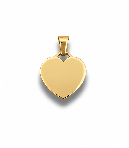 Ciondolo cuore inciso