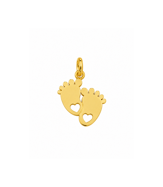 Ciondolo  Impronte del Cuore Gold